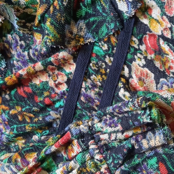 FREE PEOPLE Rudi Ruffle Top / Night Garden Combo - Picture 10 of 12